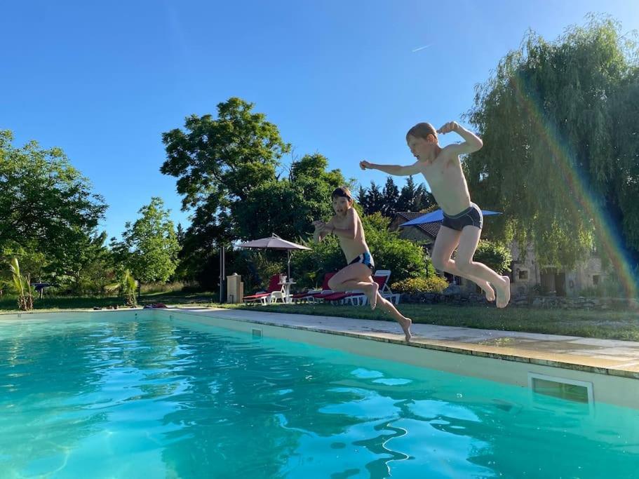 Vakantiehuis La Poire, Op Landgoed Aan De Dordogne Prudhomat Luaran gambar