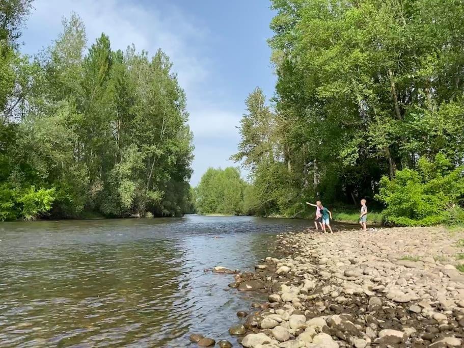 Vakantiehuis La Poire, Op Landgoed Aan De Dordogne Prudhomat Luaran gambar